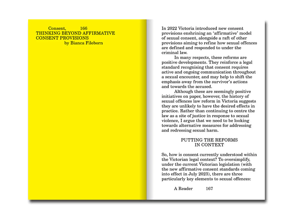PRE-ORDER: CONSENT, A Reader - Image 6
