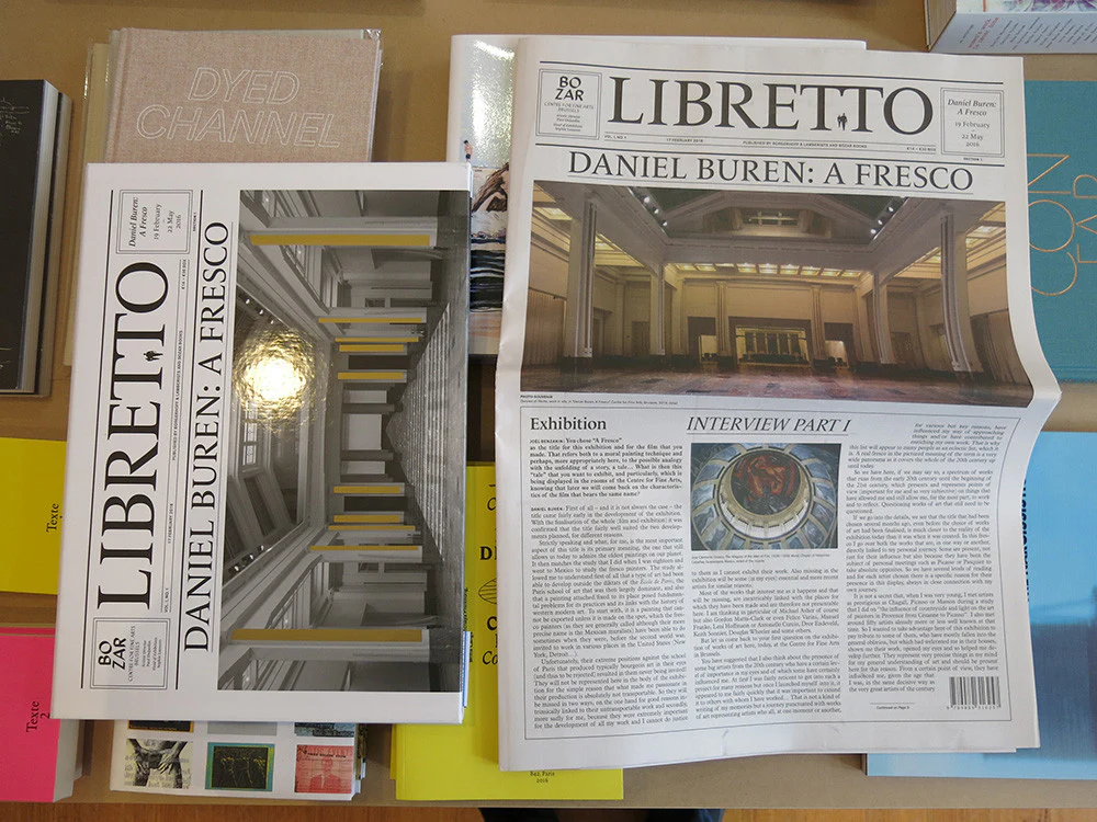 Libretto Daniel Buren - A Fresco - Image 3