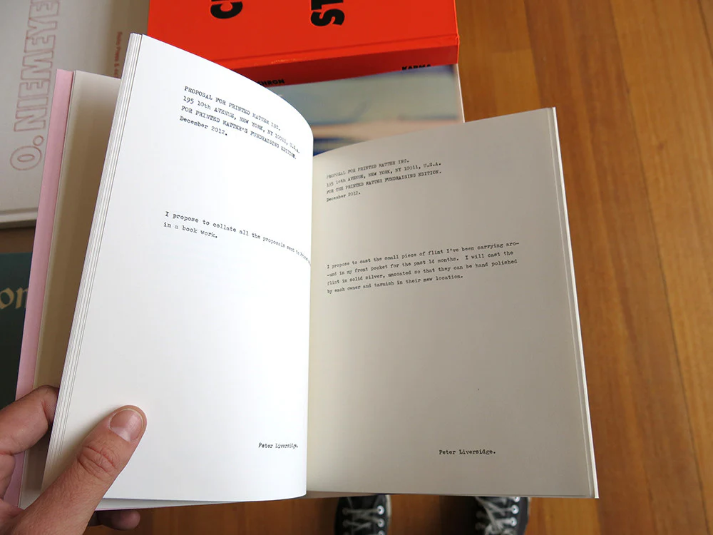 Peter Liversidge - Proposals for Printed Matter, Inc. - Image 4
