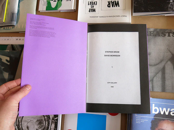Stephen Bram and David Morrison - Re-Print #1: 1 2 3 (1992) - Image 2